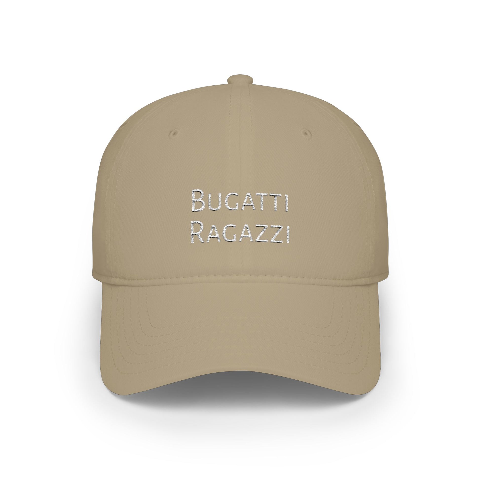 Bugatti Ragazzi White Baseball Cap Printify
