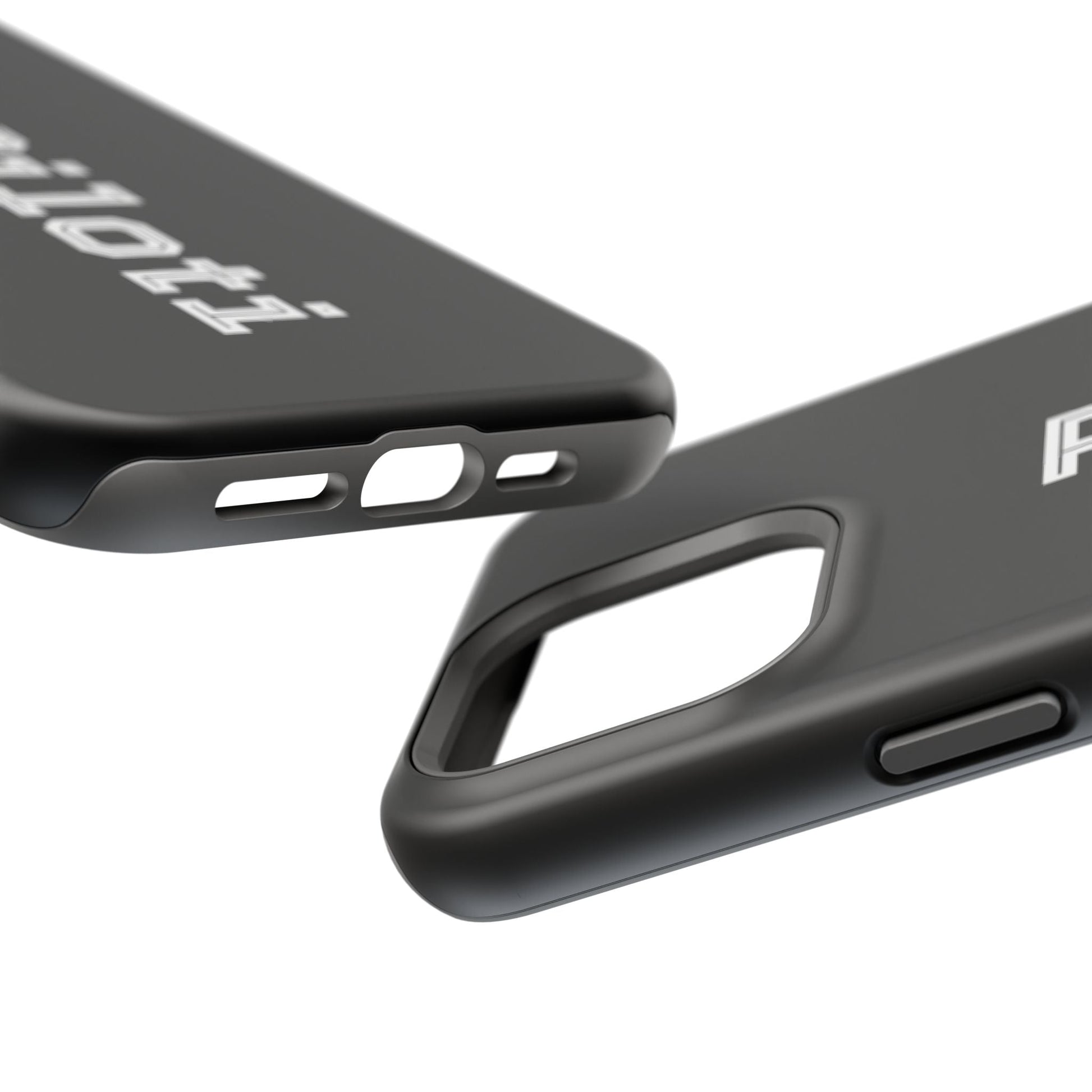Impact-Resistant Smartphone Cases in black Printify