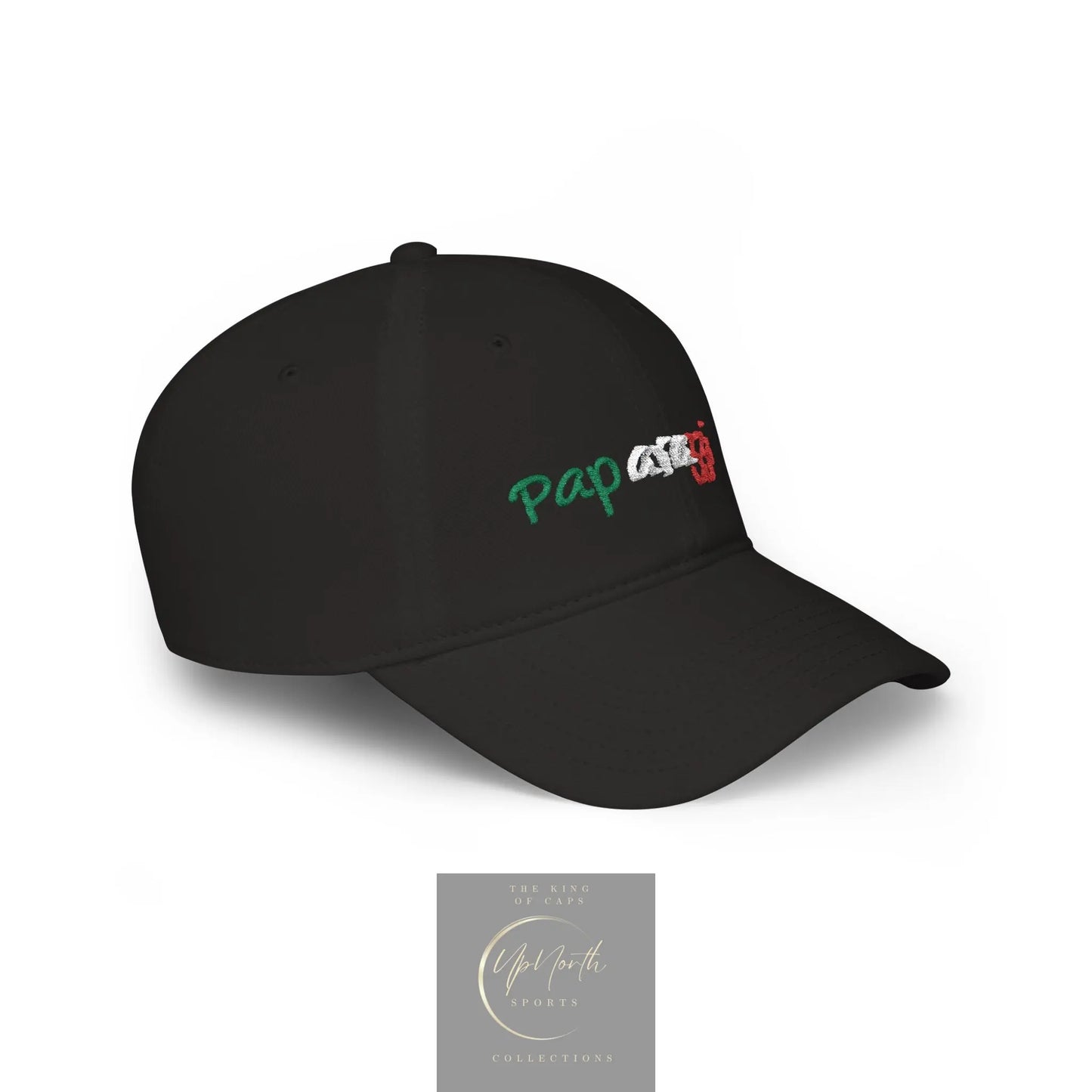Baseball Cap Paparazzi Embroidered Italy Tricolore