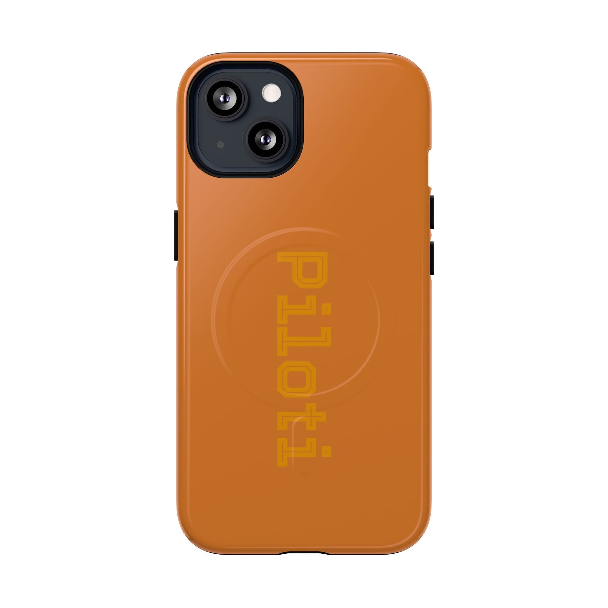Tough Magnetic iPhone Cases Piloti in orange Printify