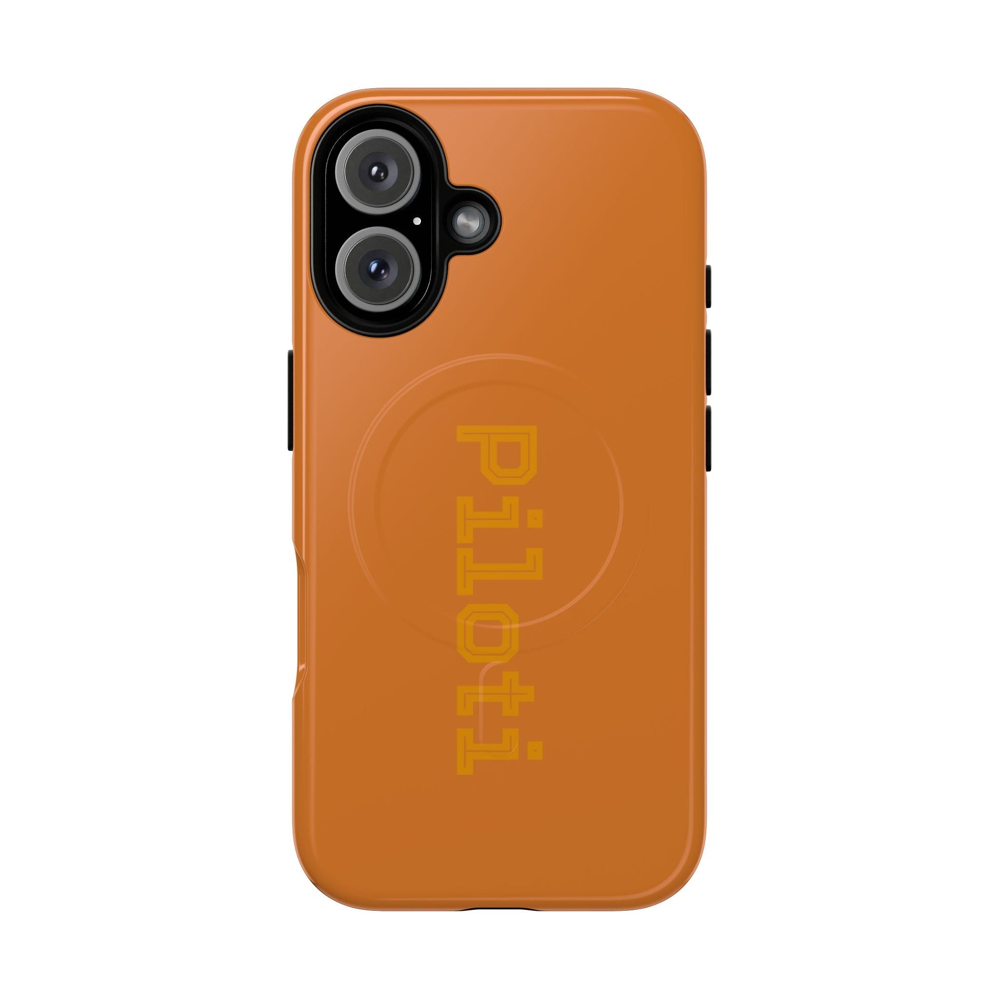 Tough Magnetic iPhone Cases Piloti in orange Printify