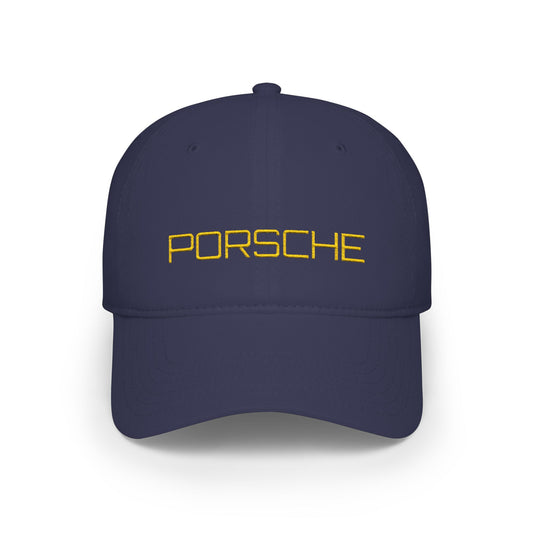 Porsche Gold Baseball Cap Printify