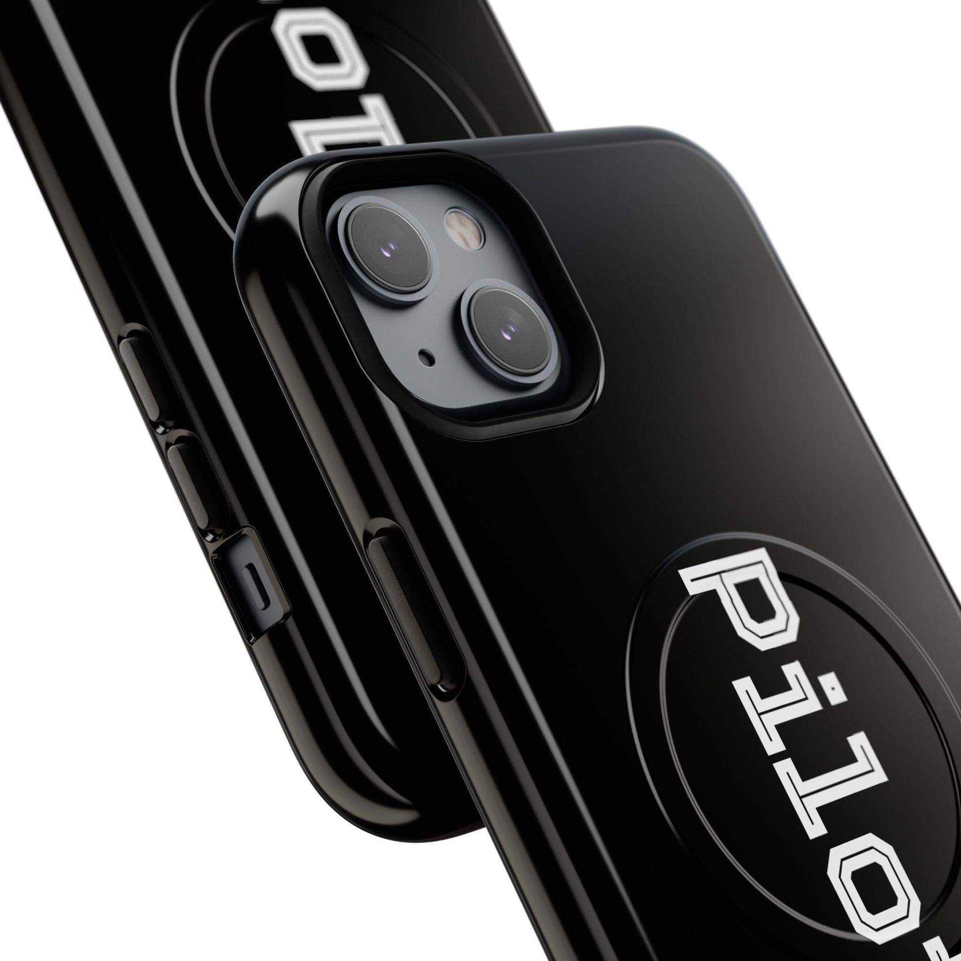 Tough Magnetic iPhone Cases Piloti in black Printify