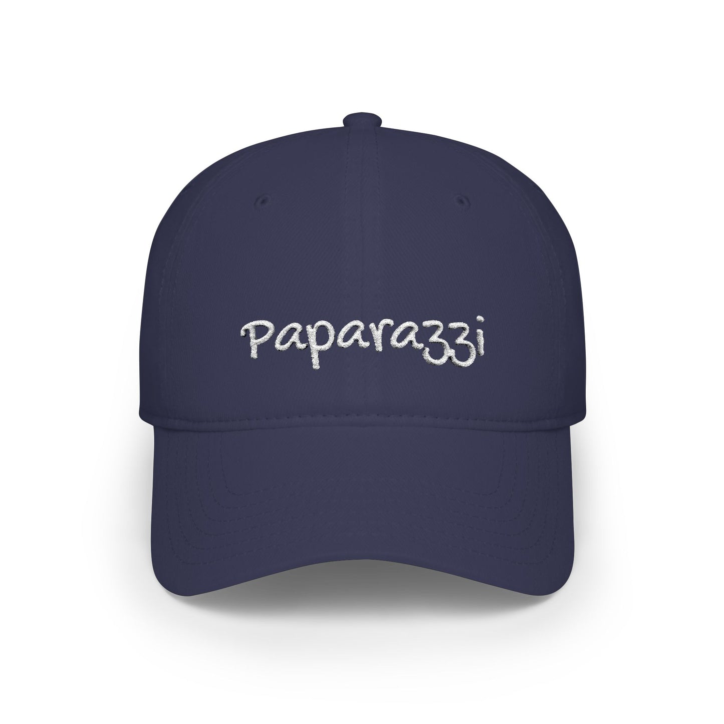 Paparazzi Baseball Cap White Embroidery Printify