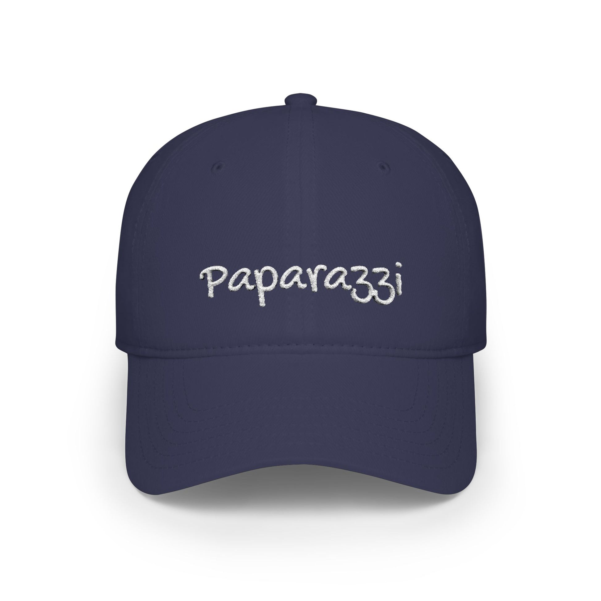 Paparazzi Baseball Cap White Embroidery Printify