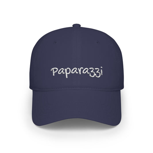 Paparazzi Baseball Cap White Embroidery Printify