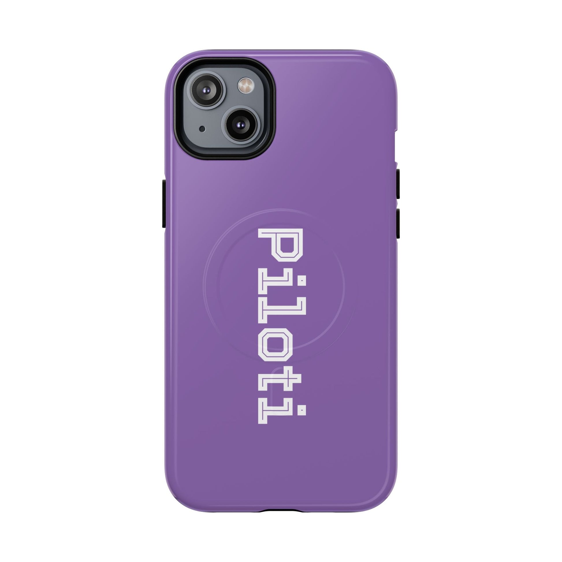Tough Magnetic iPhone Cases Piloti in light purple Printify