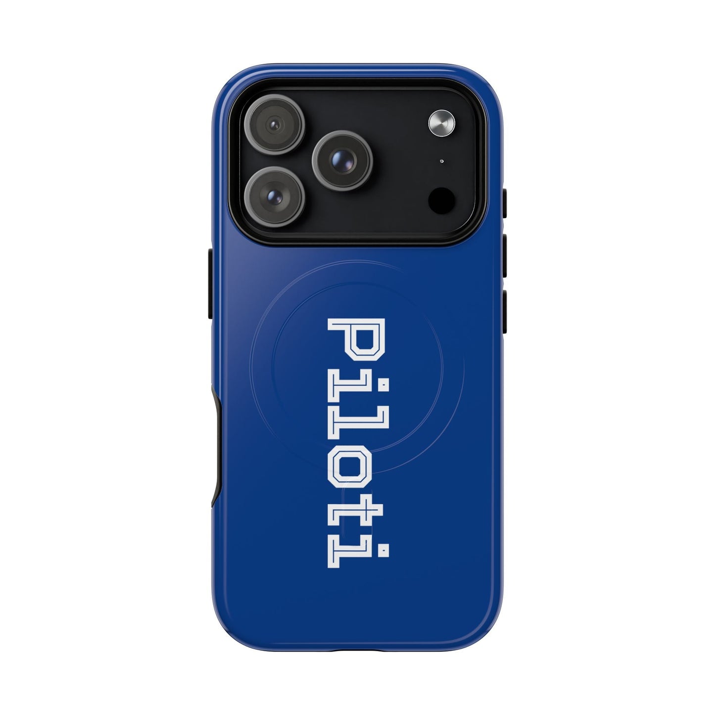 Tough Magnetic iPhone Cases Piloti in navy blue made in matt and gloss finish - UpNorth SPORTS
