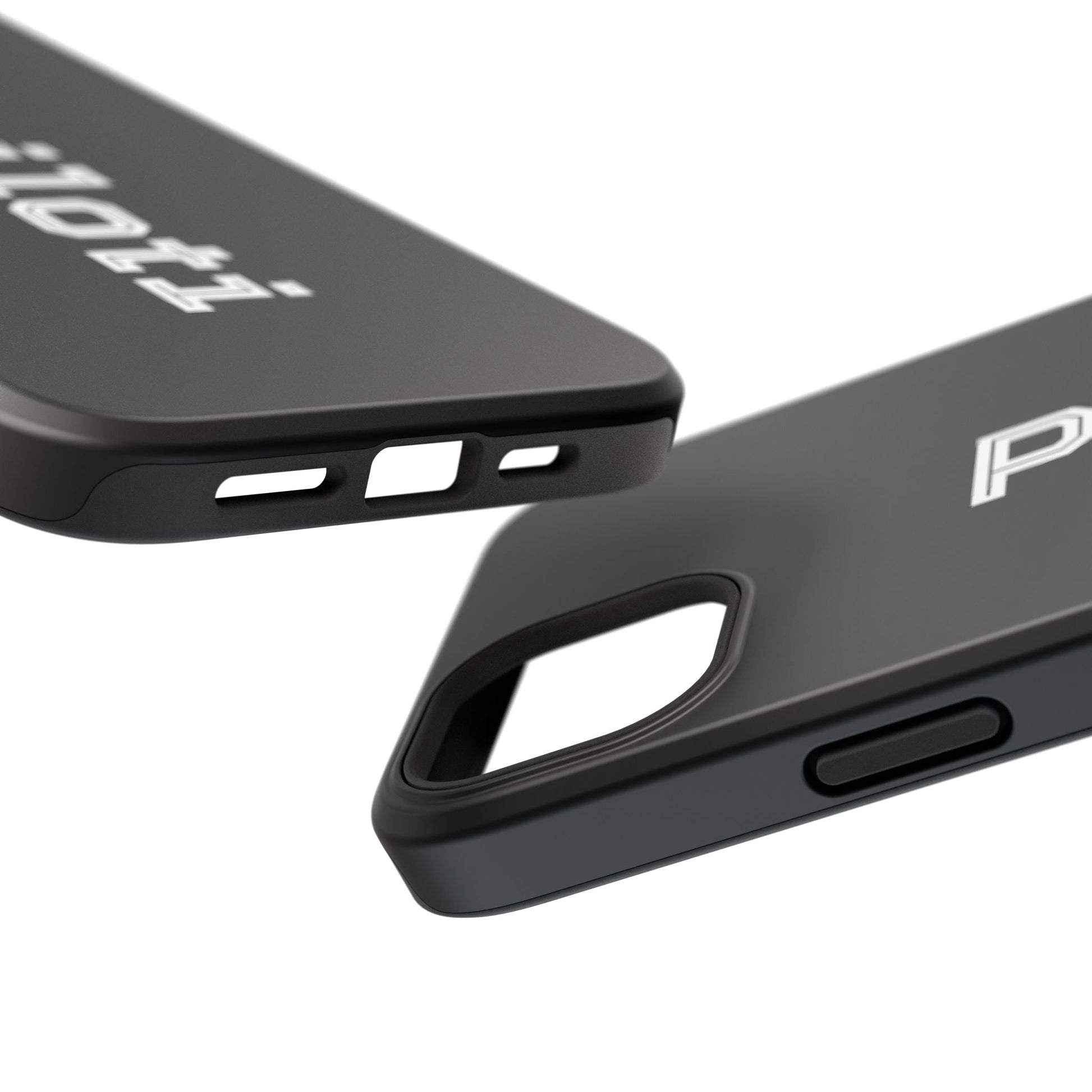 Impact-Resistant Smartphone Cases in black Printify