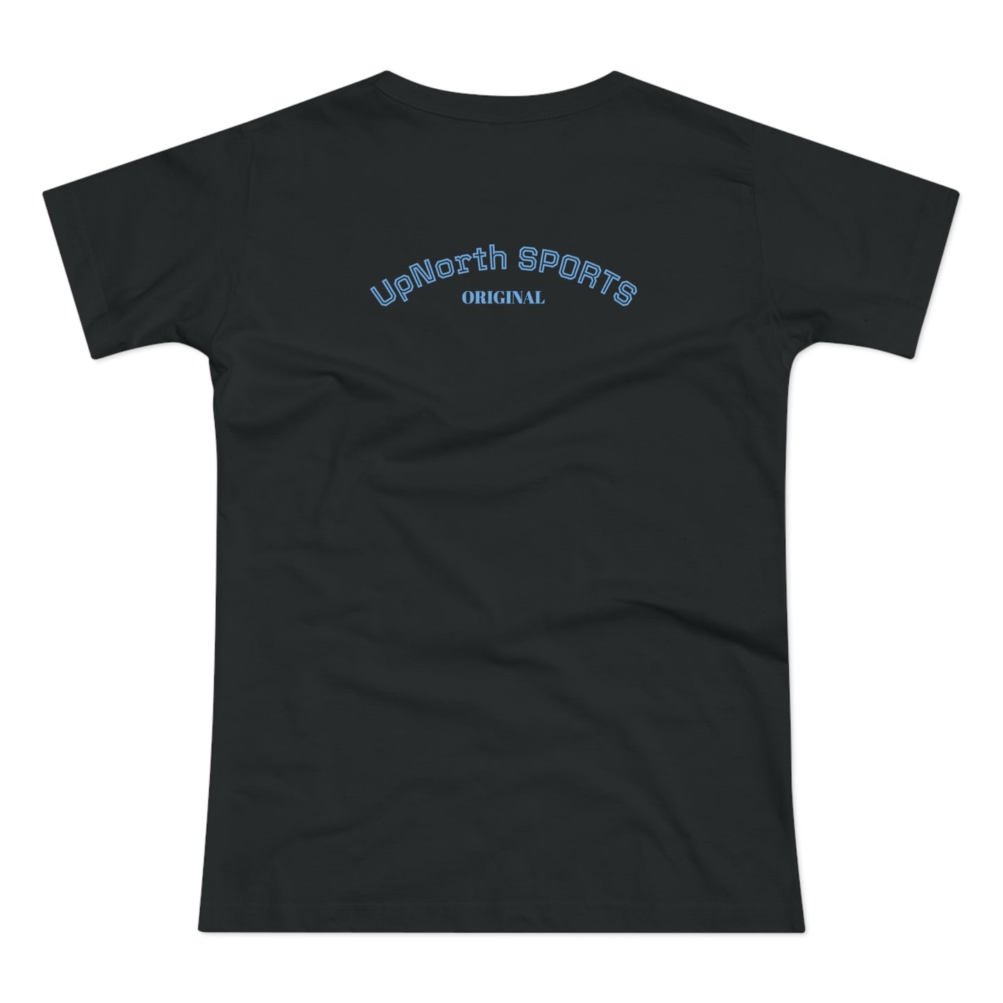 Women T-Shirt black with light blue
