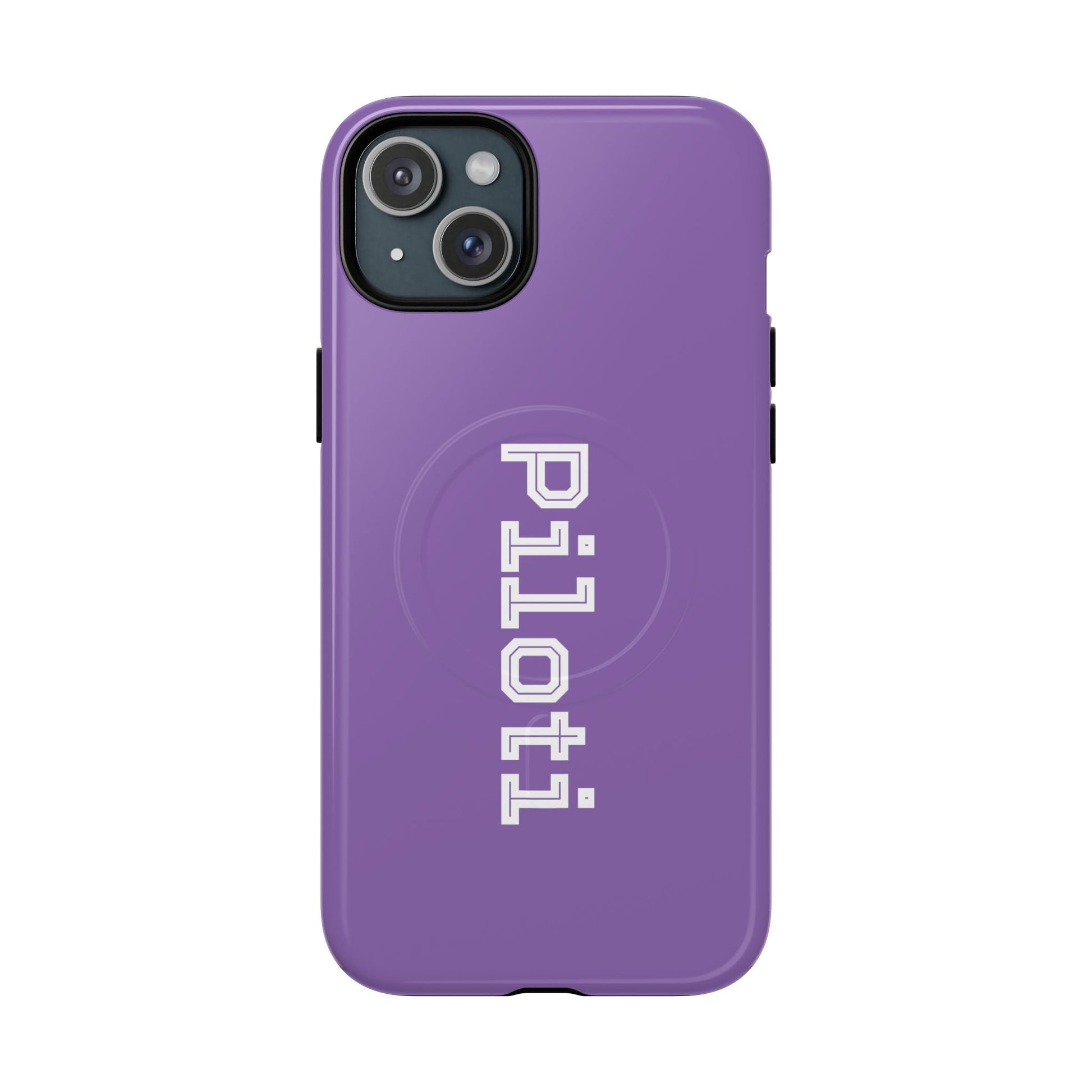Tough Magnetic iPhone Cases Piloti in light purple Printify