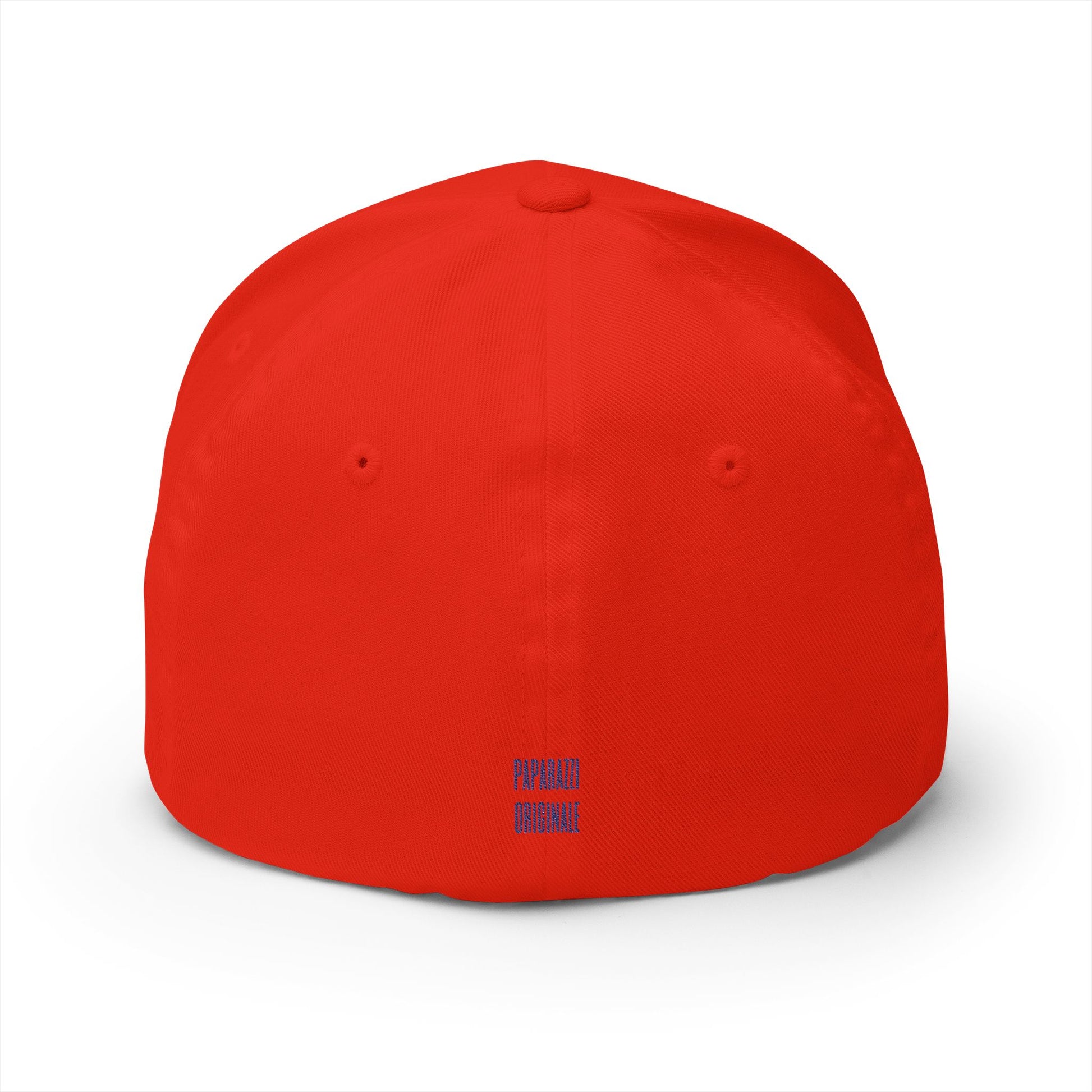 POS Navy Logo Closed Back Cap Printify