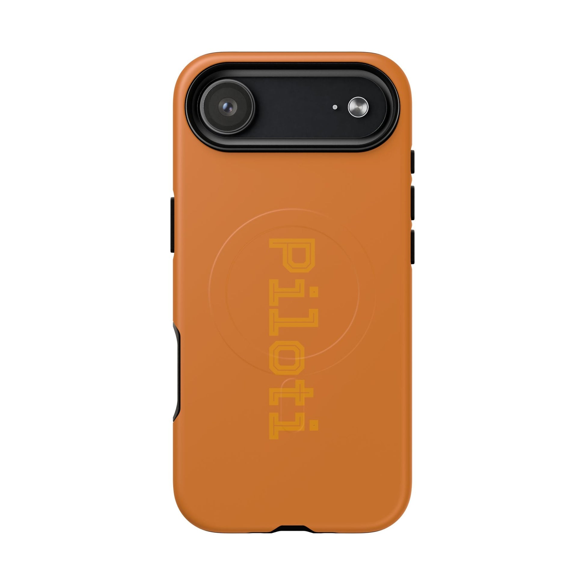 Tough Magnetic iPhone Cases Piloti in orange Printify