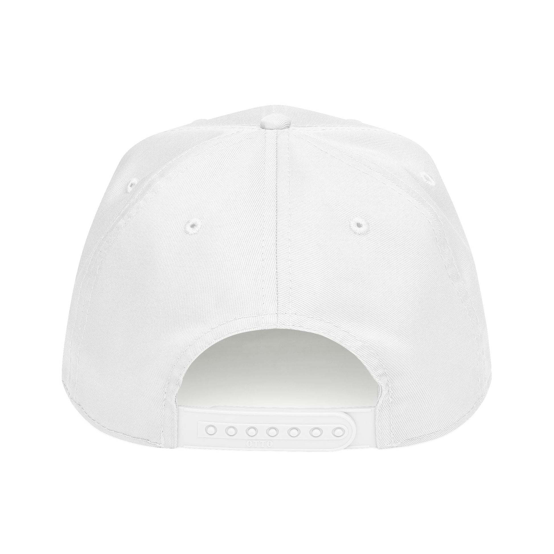 Paparazzi Mid Profile White Baseball Cap Printify