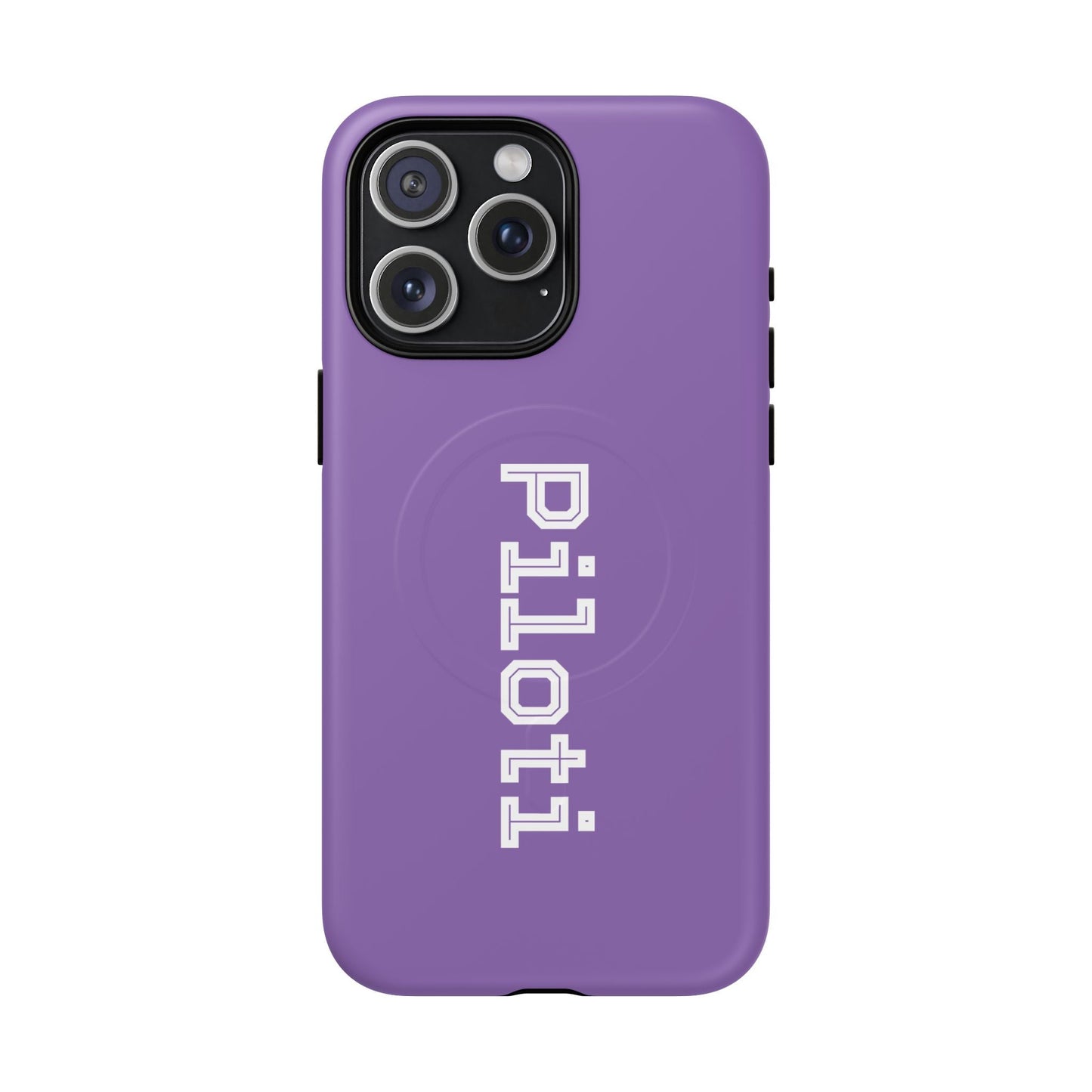Tough Magnetic iPhone Cases Piloti in light purple Printify