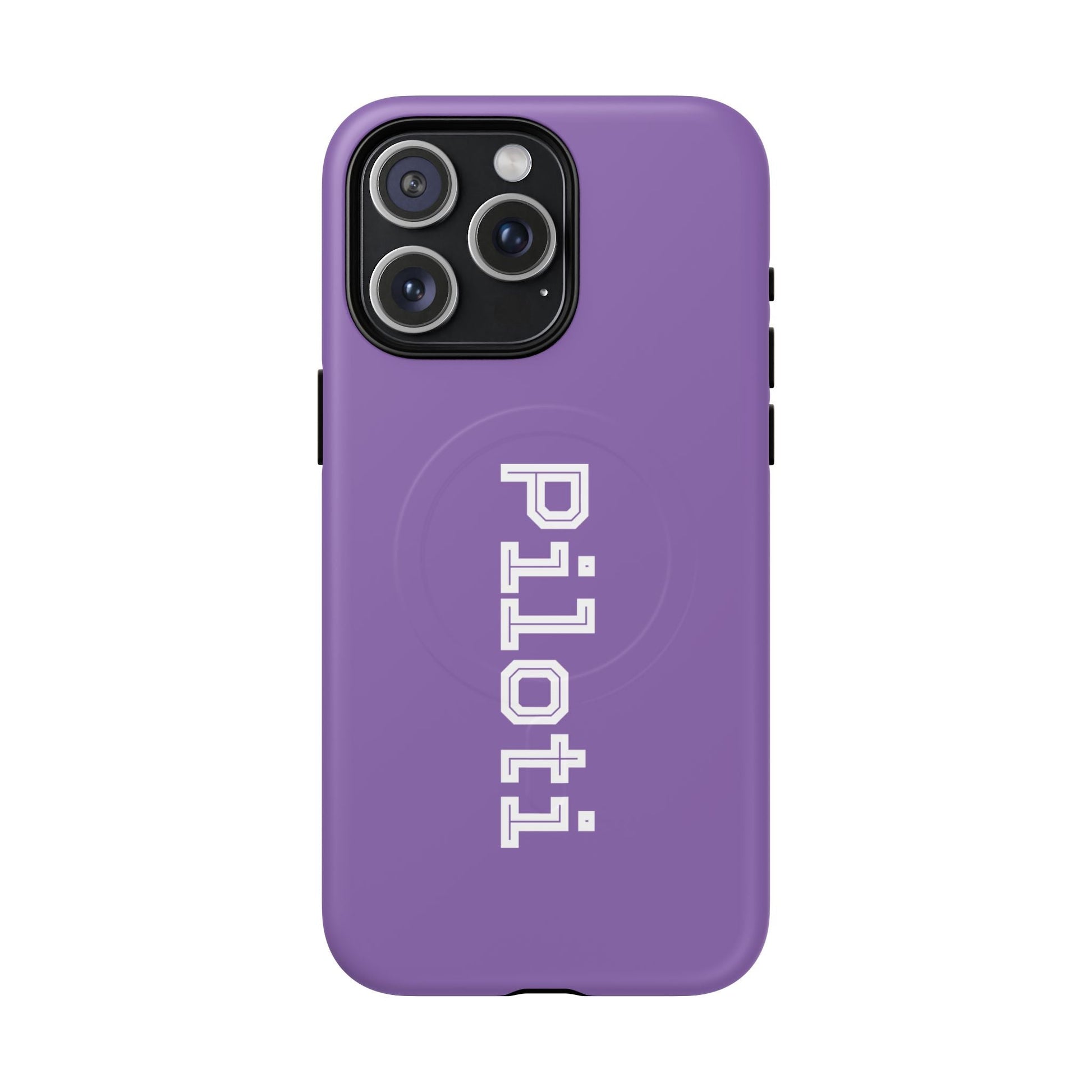 Tough Magnetic iPhone Cases Piloti in light purple Printify