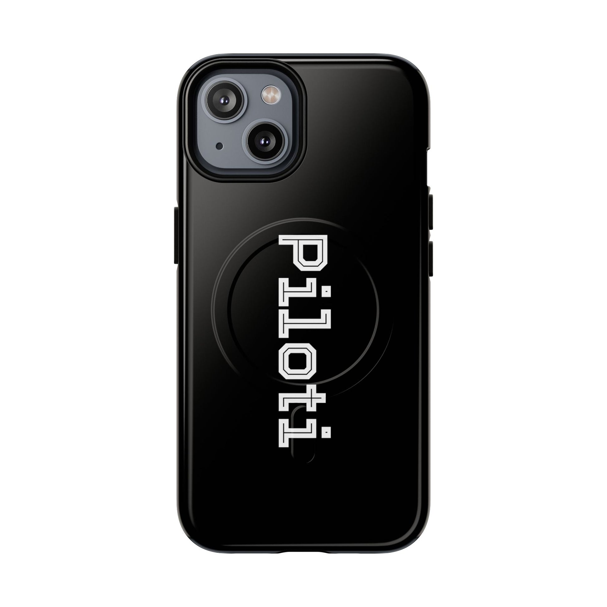 Tough Magnetic iPhone Cases Piloti in black Printify
