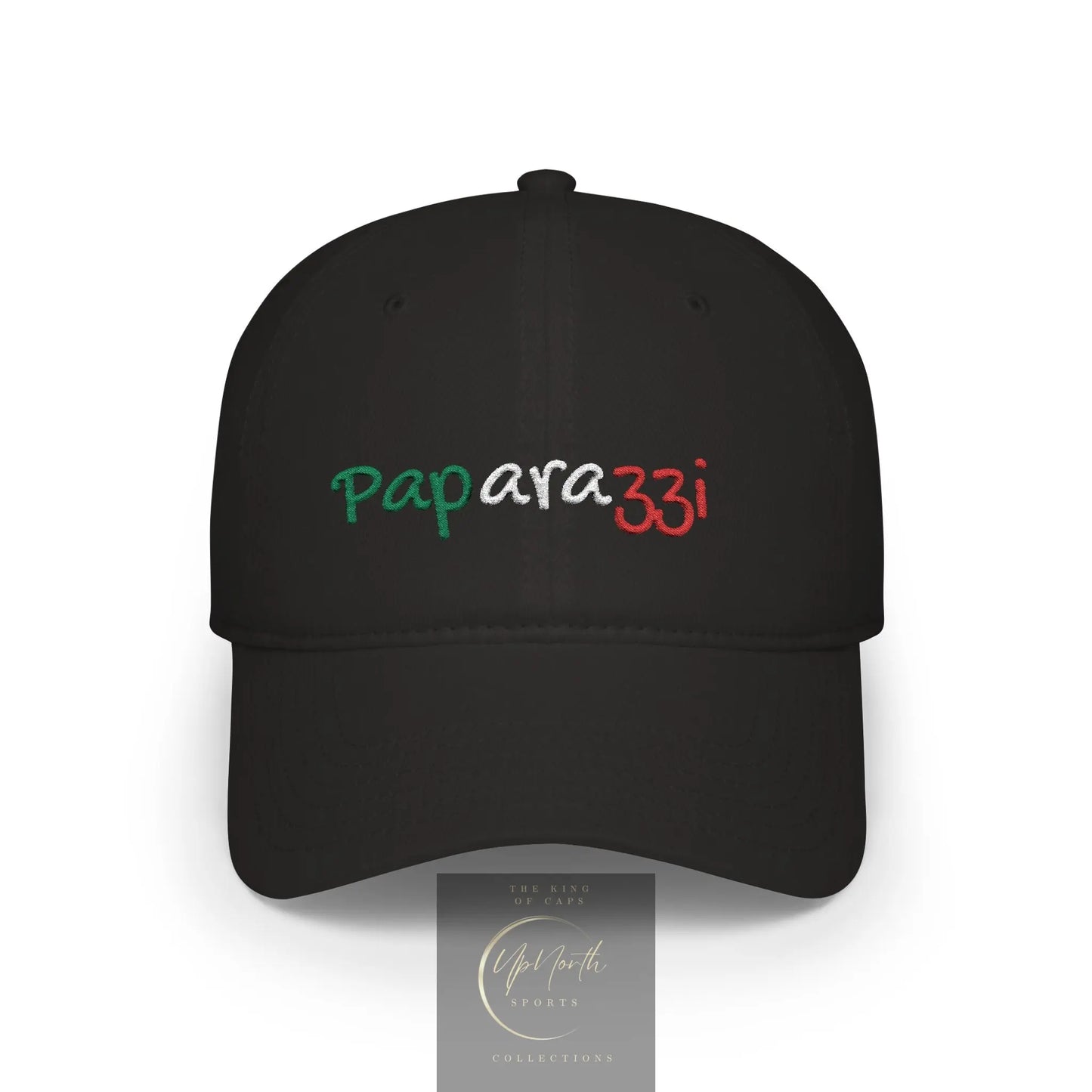 Baseball Cap Paparazzi Embroidered Italy Tricolore