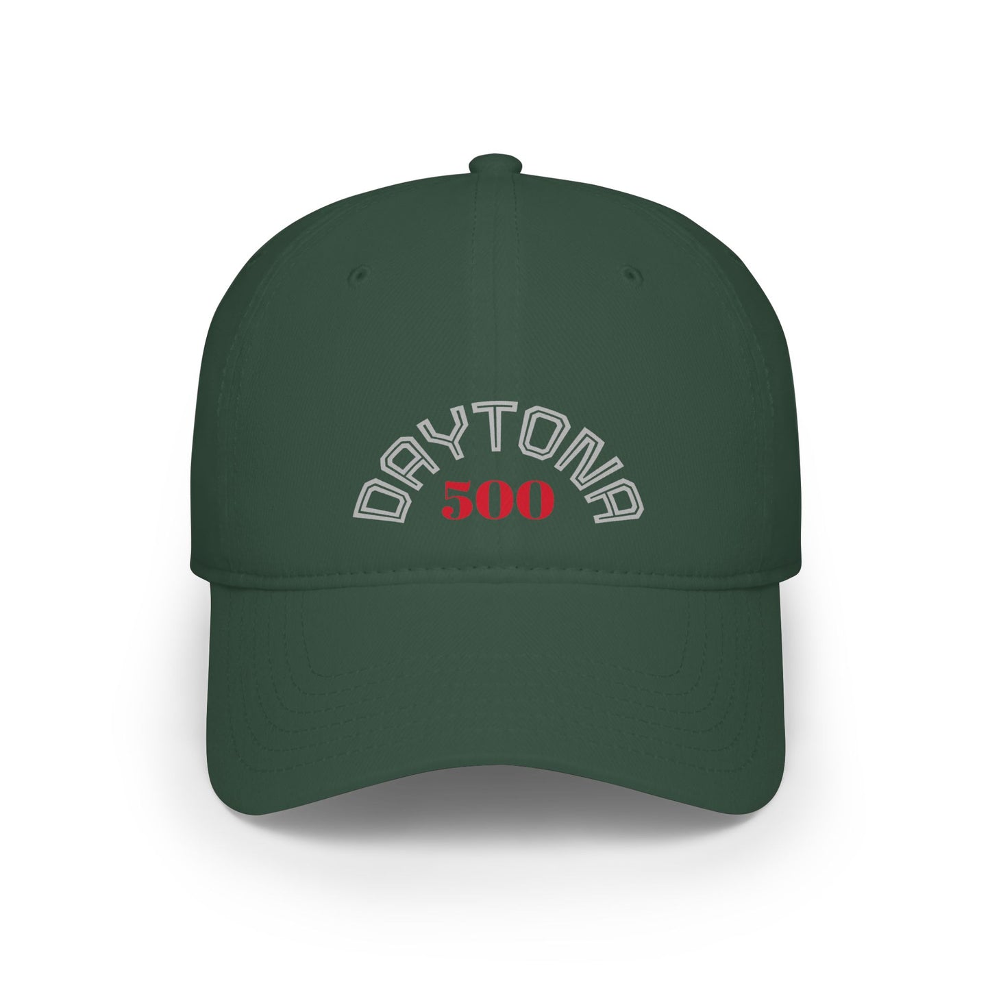 Baseball Cap Daytona 500 dark green and light grey and dark red