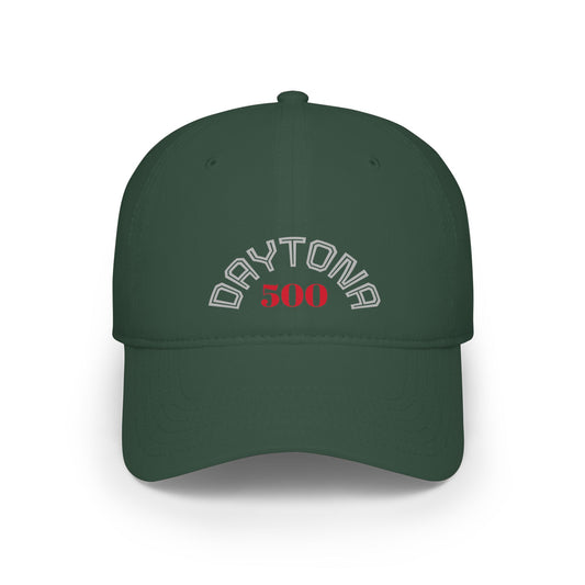 Baseball Cap Daytona 500 dark green and light grey and dark red