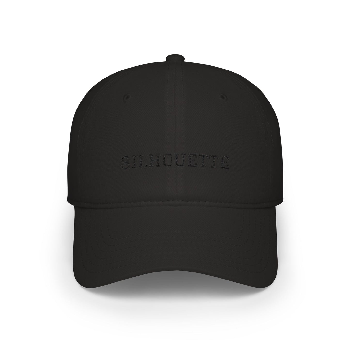 Black Paparazzi Silhouette Black Baseball Cap front - Paparazzi Original