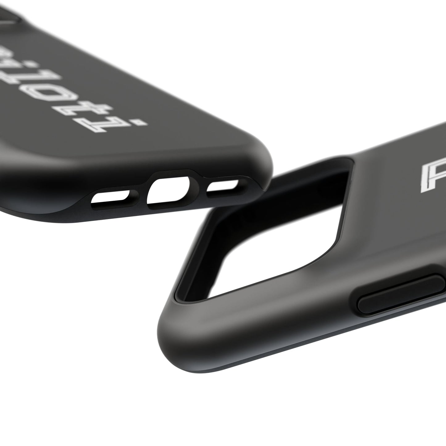 Impact-Resistant Smartphone Cases in black Printify