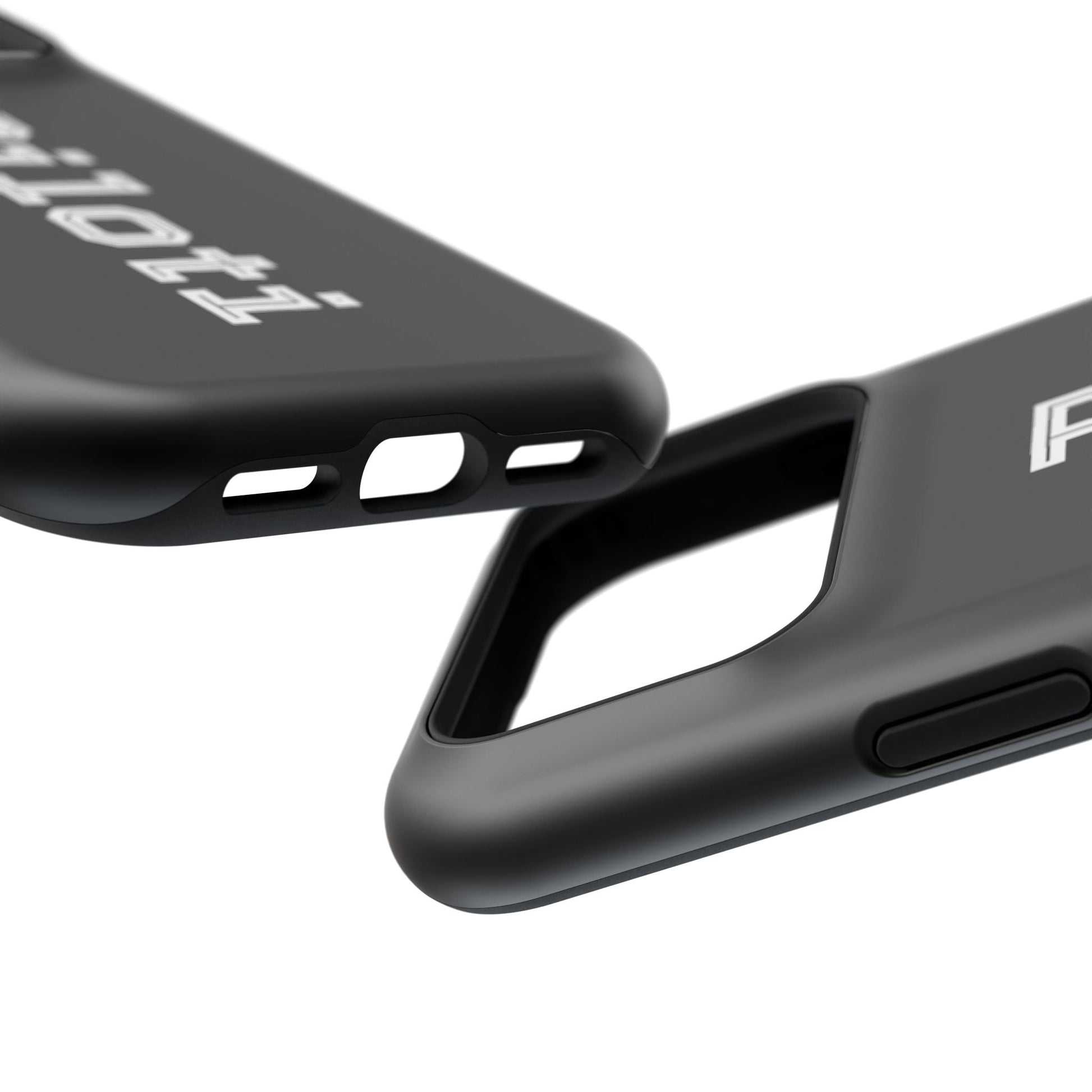 Impact-Resistant Smartphone Cases in black Printify