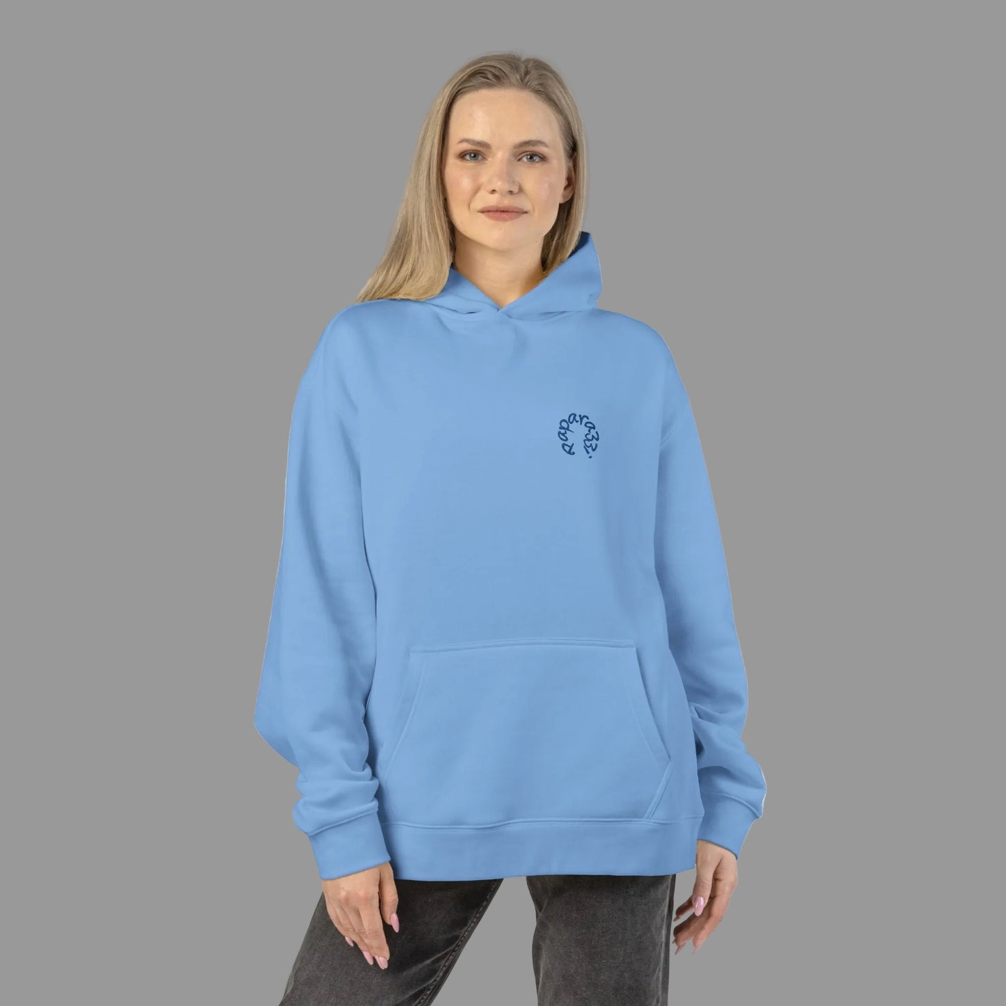 Paparazzi Comfort Luxury Hoodie in Carolina blue with royal blue