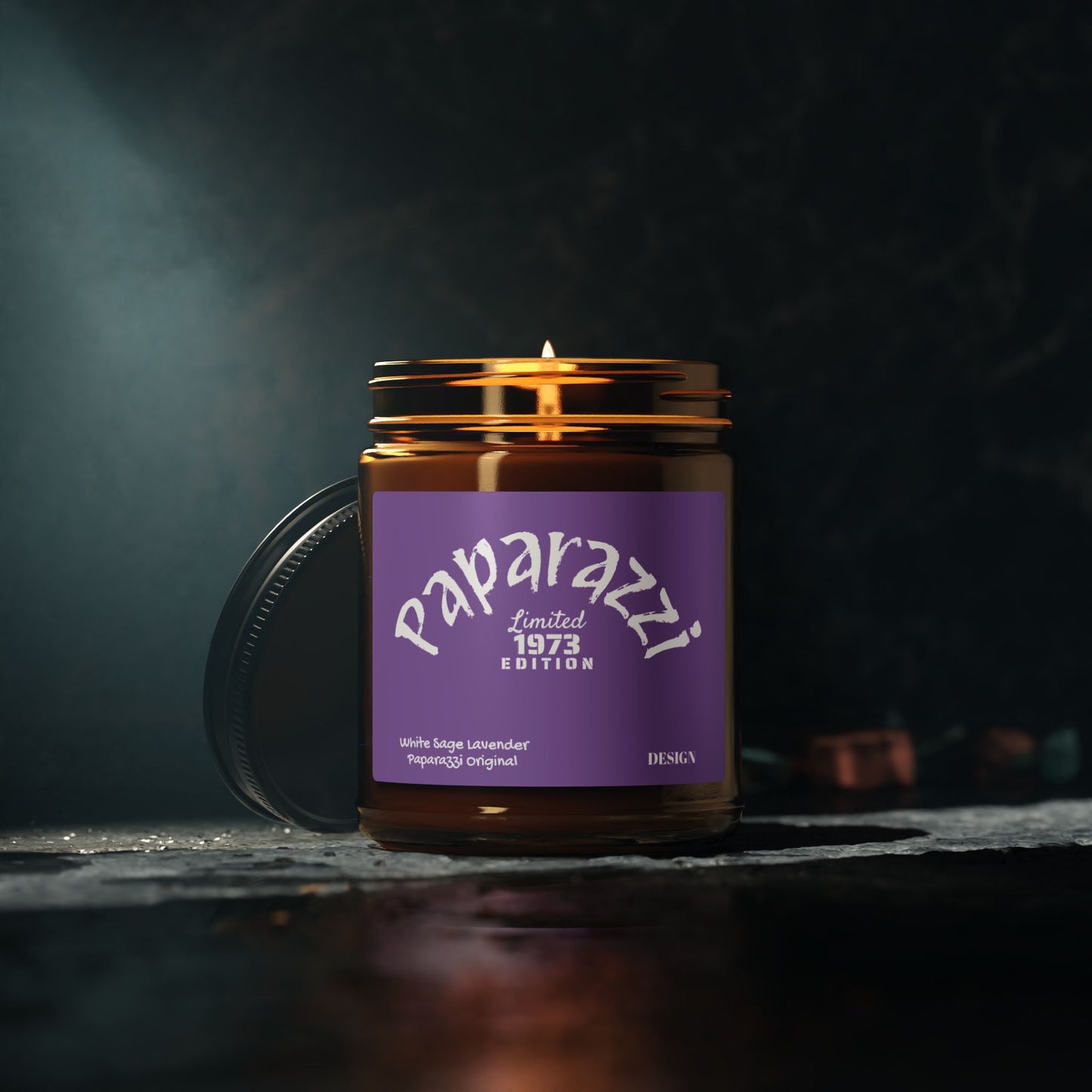 Scented Soy Candle White Sage Lavender Printify