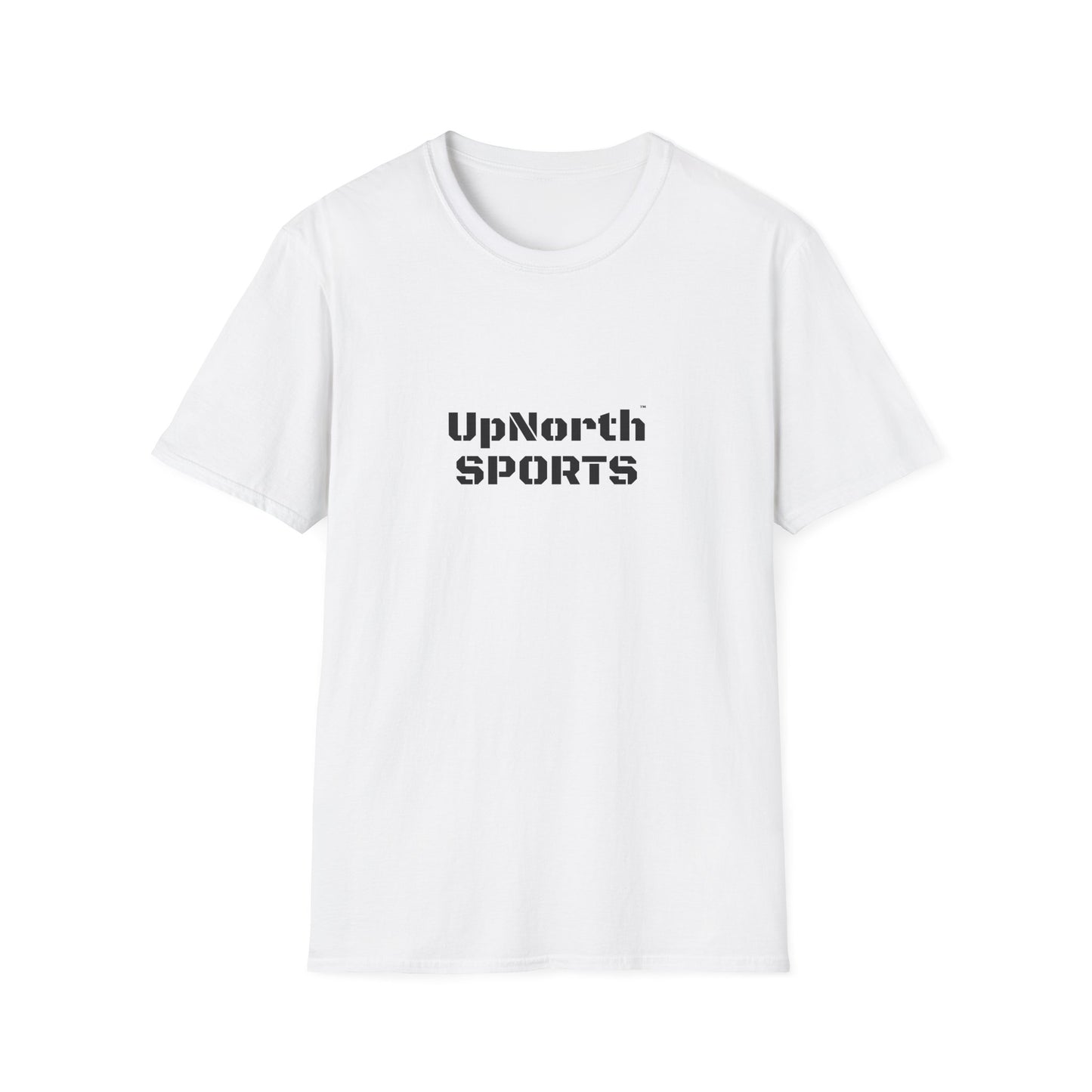 T-Shirt UpNorth Sports black on white