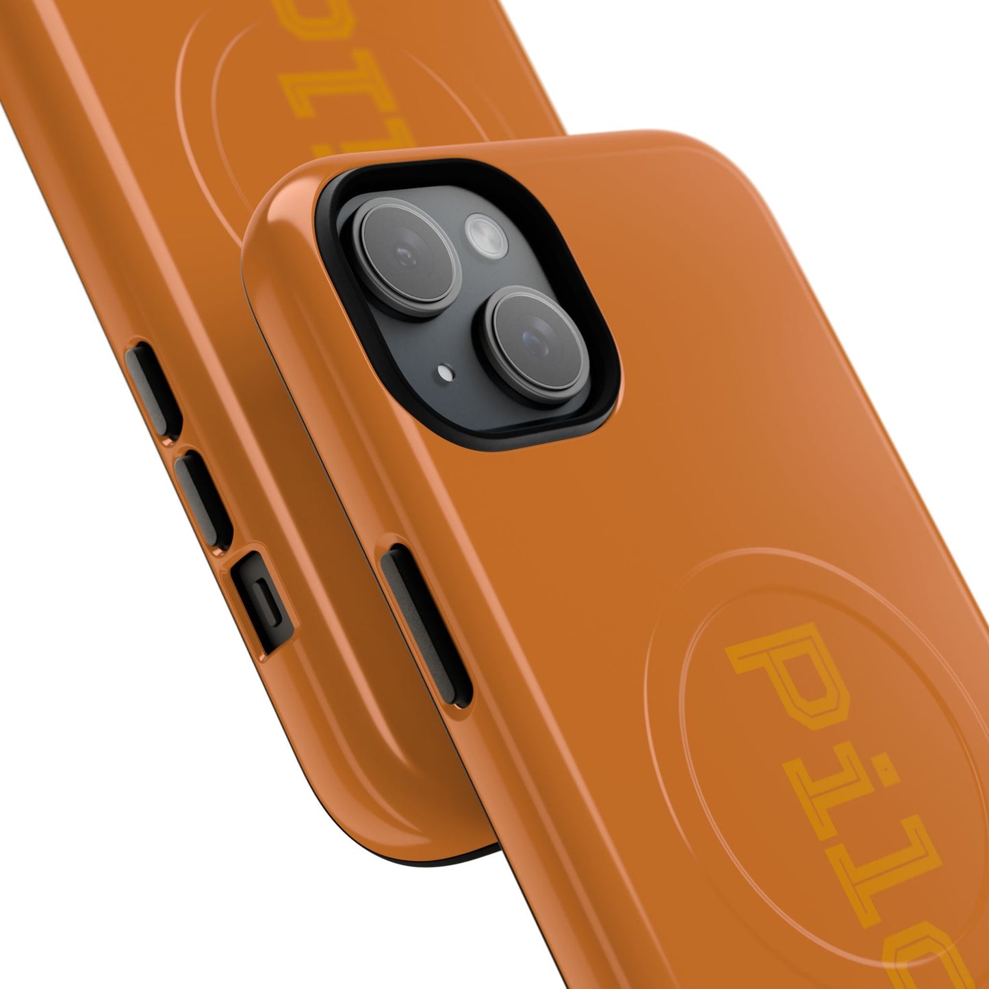 Tough Magnetic iPhone Cases Piloti in orange Printify