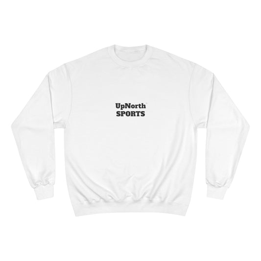 White UpNorth SPORTS Champion Sweatshirt Printify