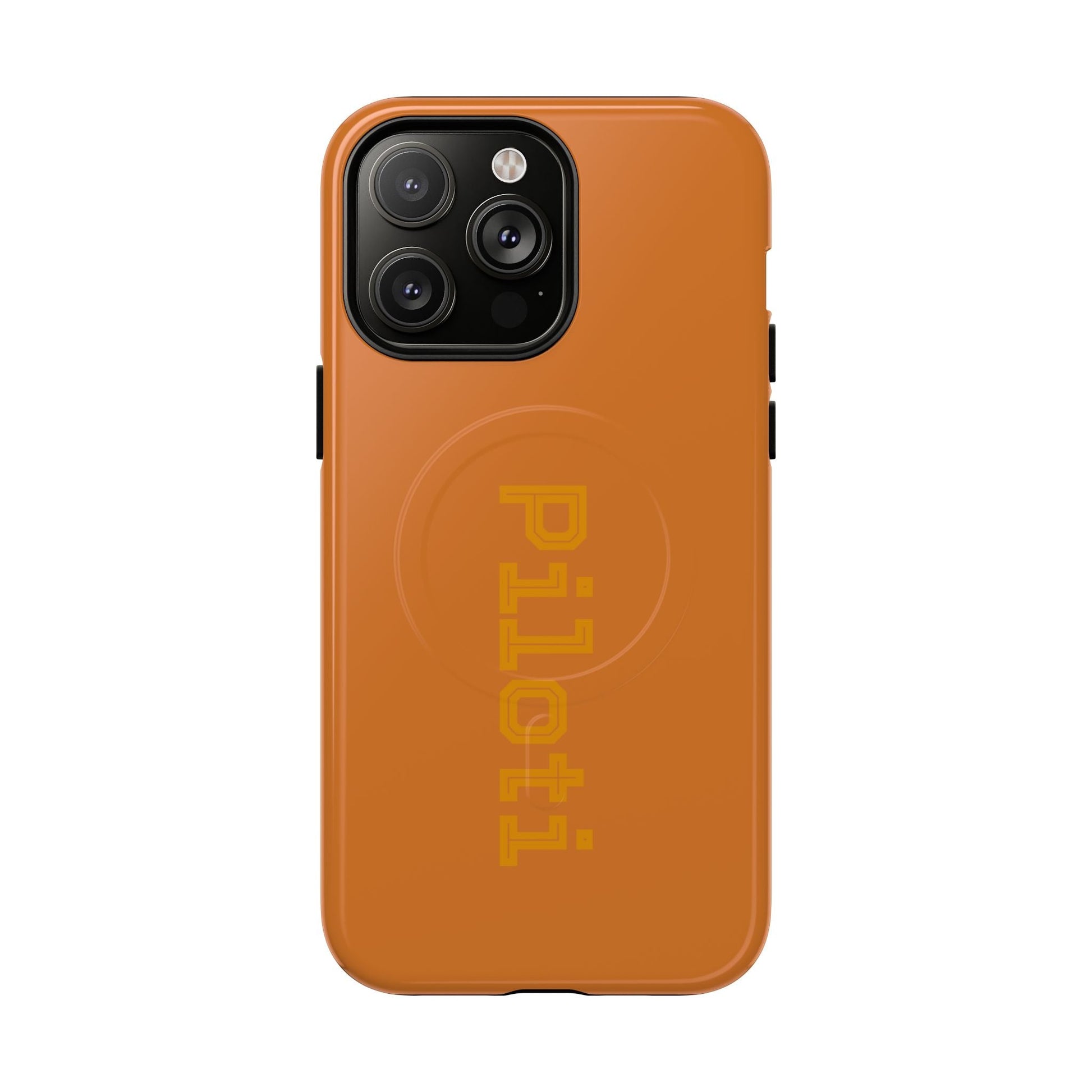 Tough Magnetic iPhone Cases Piloti in orange Printify