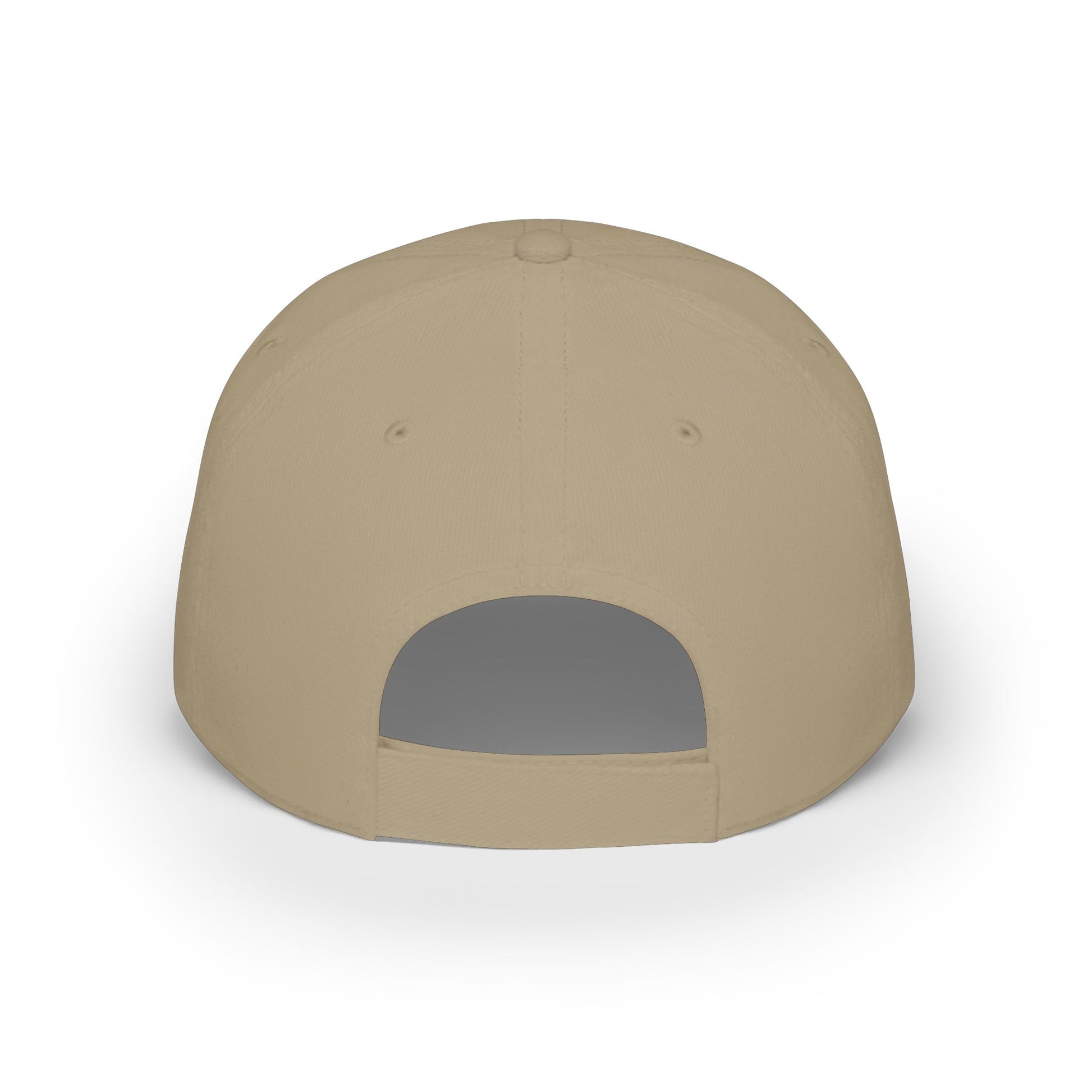 Khaki UpNorth Sports Grey Baseball Cap backside - UpNorth SPORTS