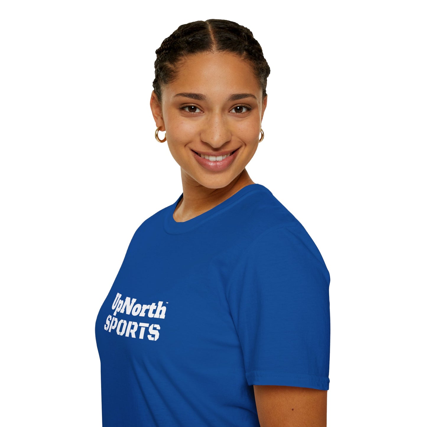 Royalblue White Unisex T-shirt Printify