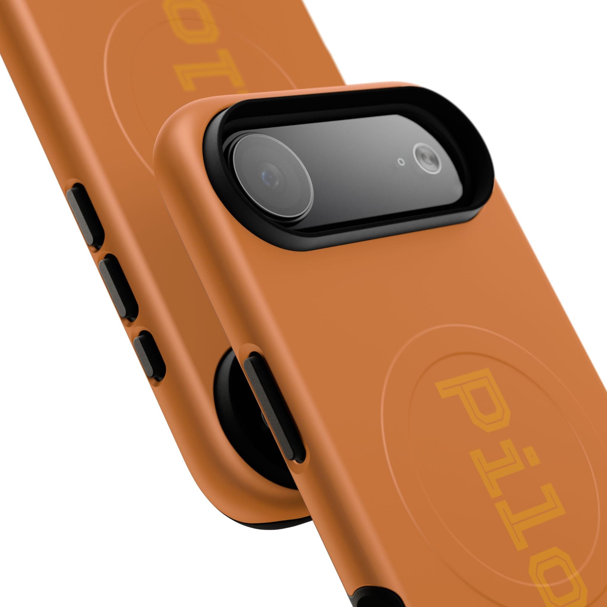 Tough Magnetic iPhone Cases Piloti in orange Printify
