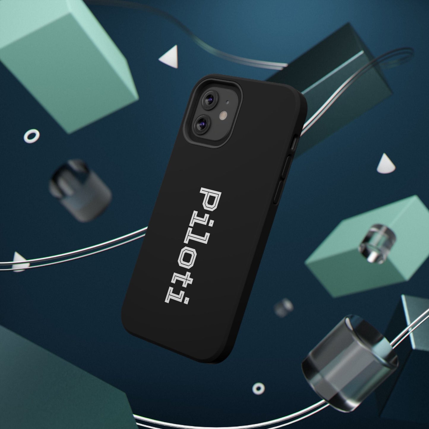 Impact-Resistant Smartphone Cases in black Printify