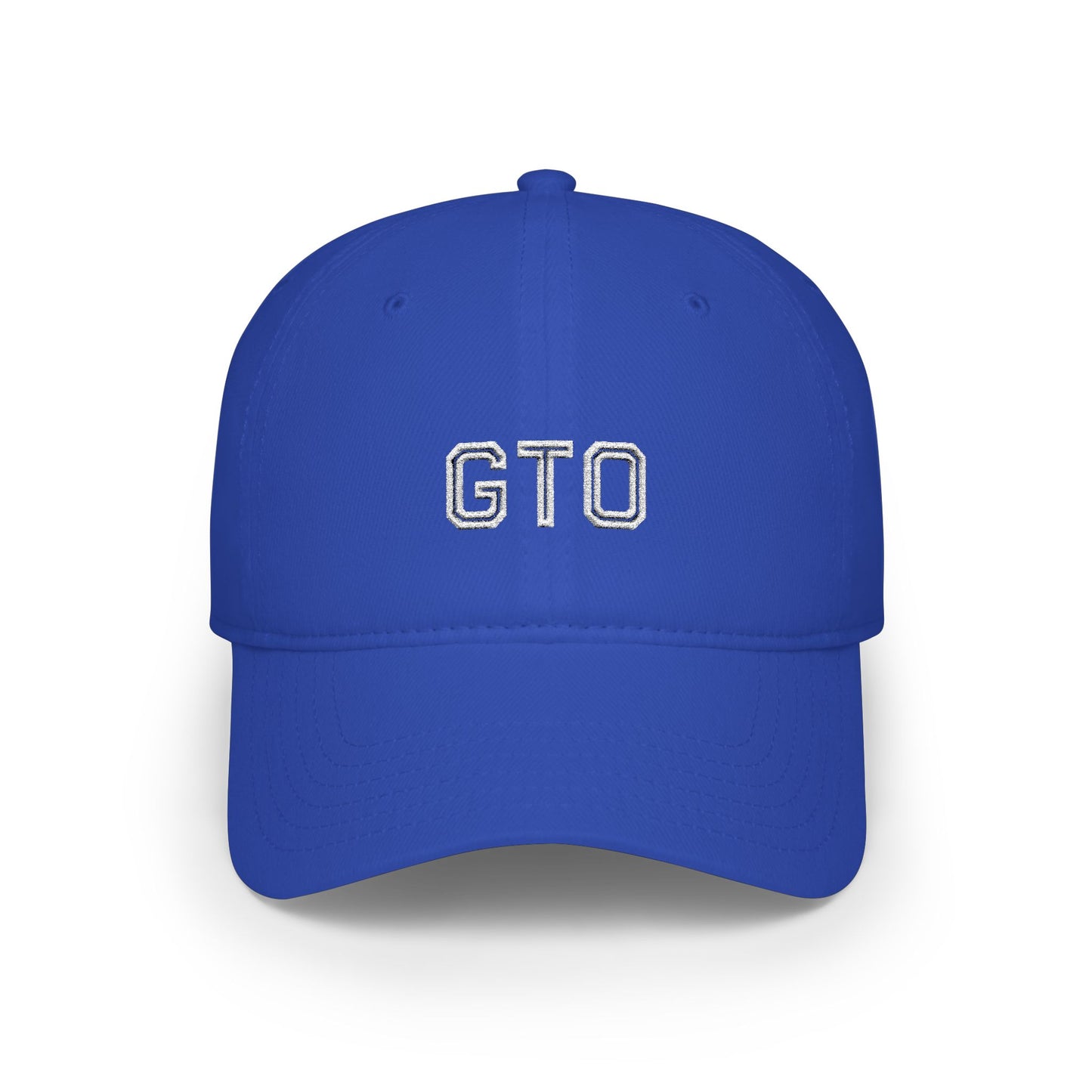 GTO Baseball Cap White Embroidery Printify