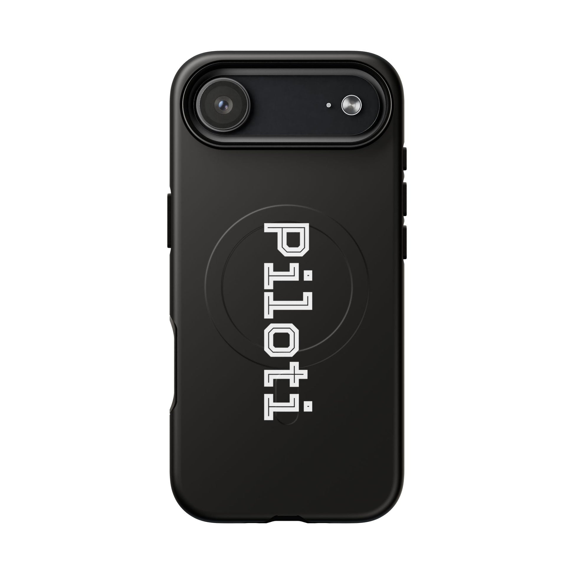 Tough Magnetic iPhone Cases Piloti in black Printify