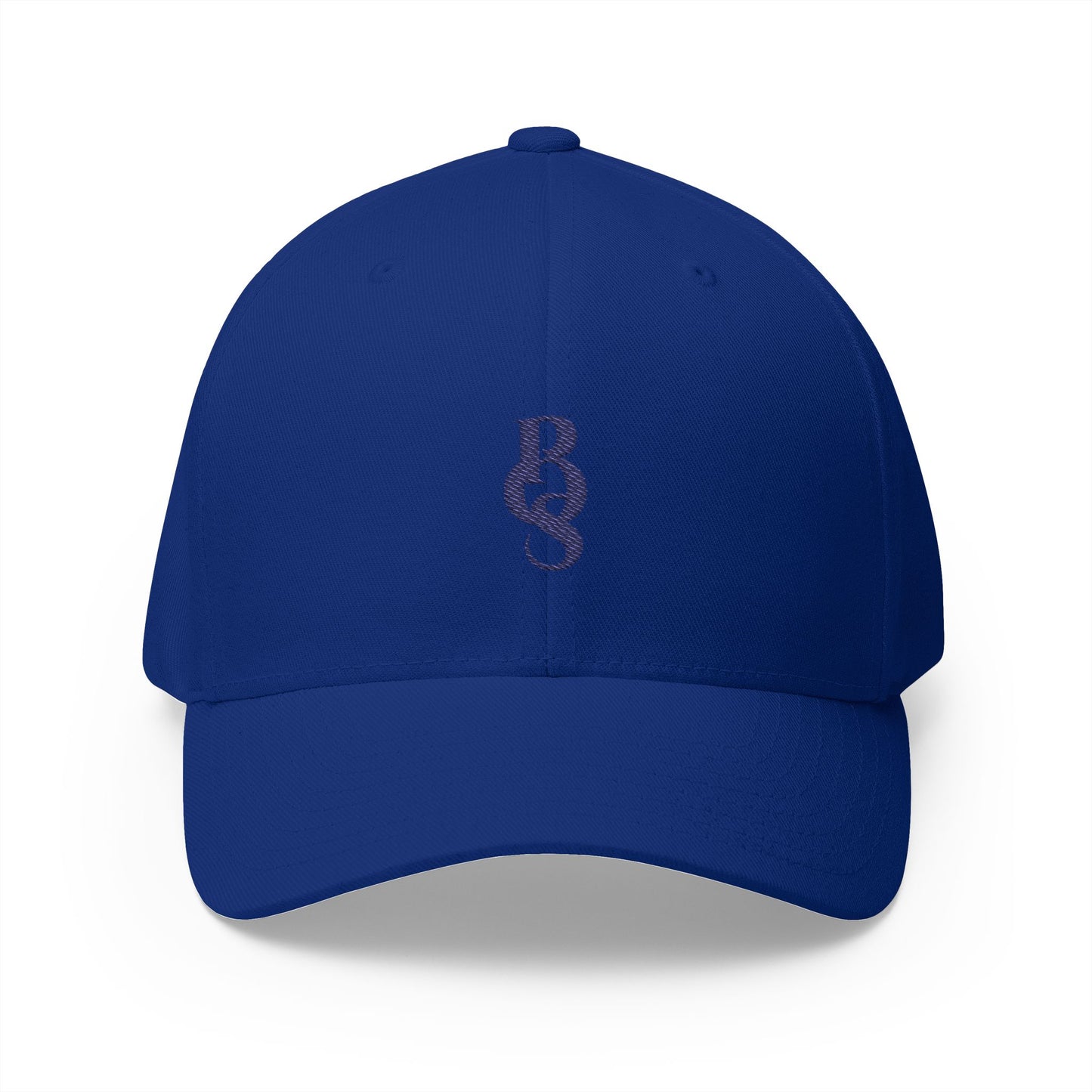 POS Navy Logo Closed Back Cap Printify