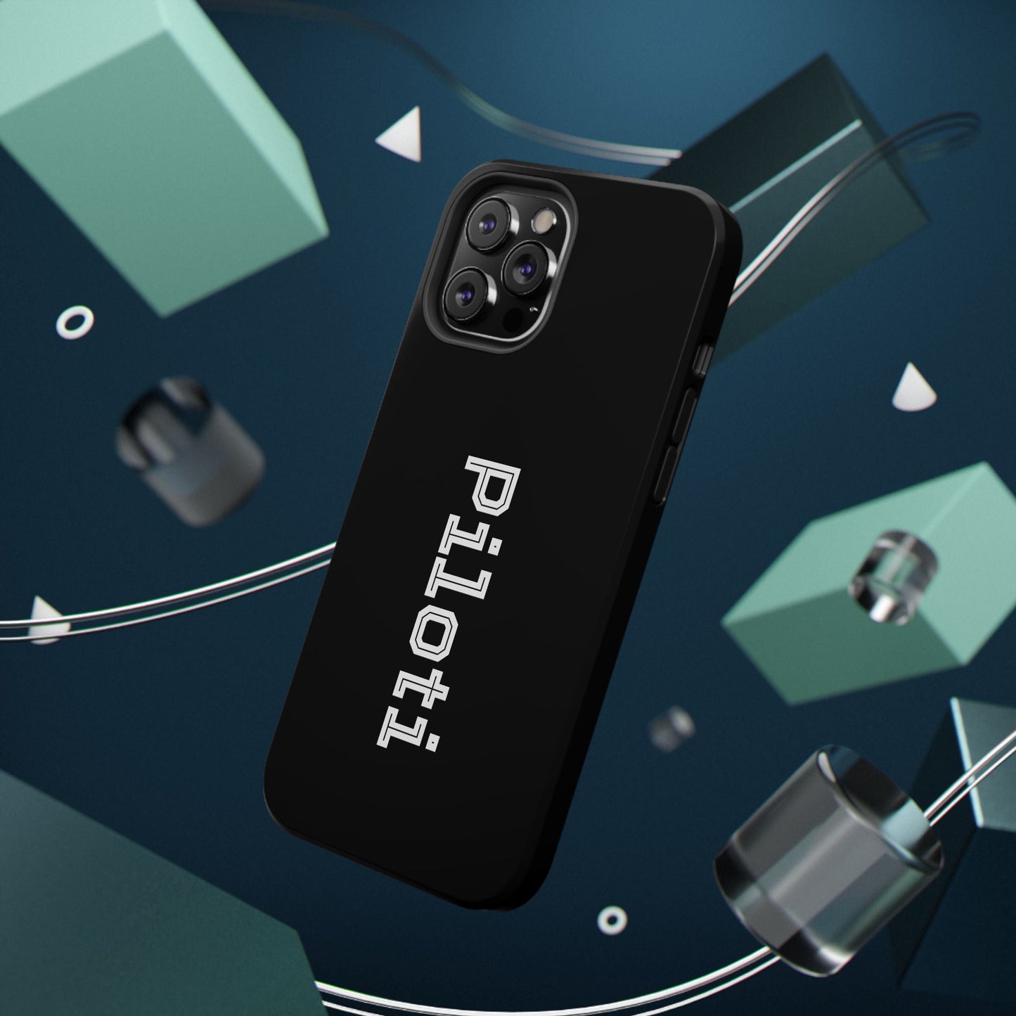 Impact-Resistant Smartphone Cases in black Printify